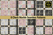 Check Marble Seamless Set