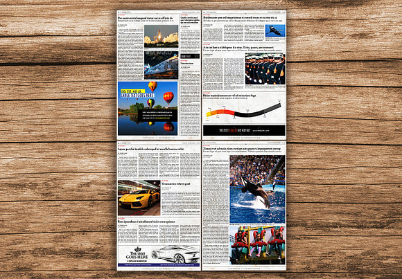 Old Style Newspaper Template in Magazine Templates - product preview 1