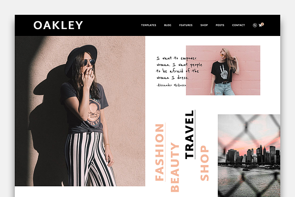 Oakley - A Blog & Shop Theme