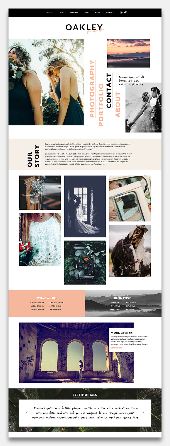 Oakley - A Blog & Shop Theme in WordPress Blog Themes - product preview 3