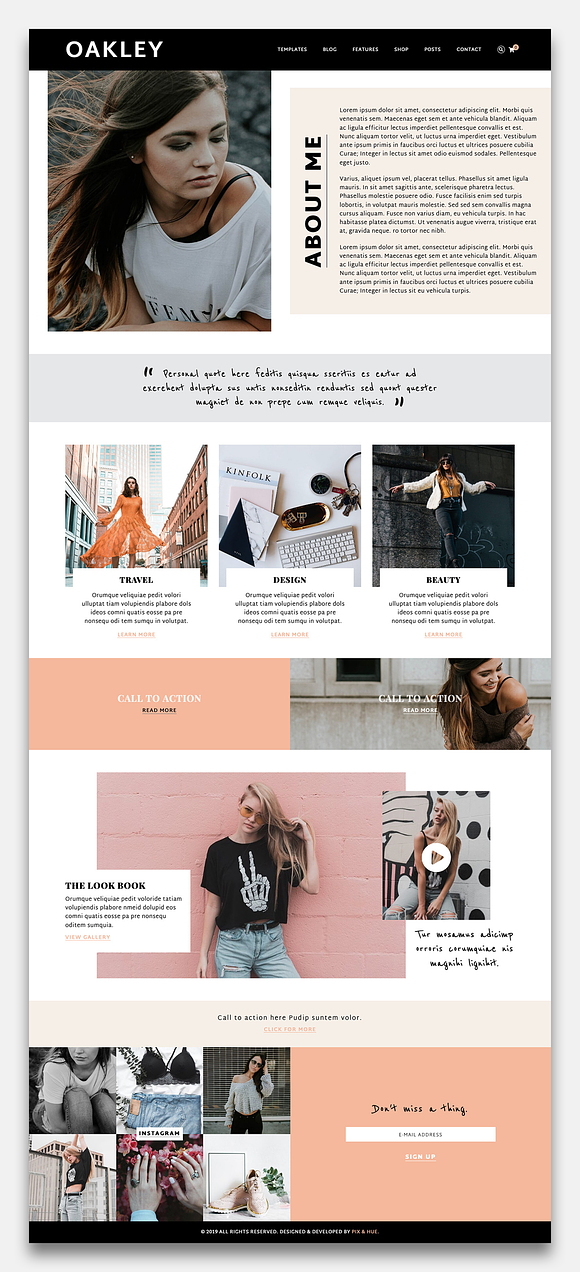 Oakley - A Blog & Shop Theme in WordPress Blog Themes - product preview 4