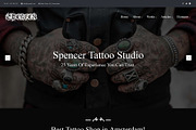 Spencer - Tattoo Artist WP Theme