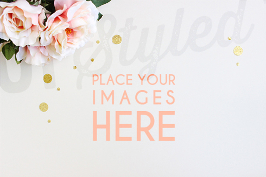 Floral Stock Photo Mock Up A102