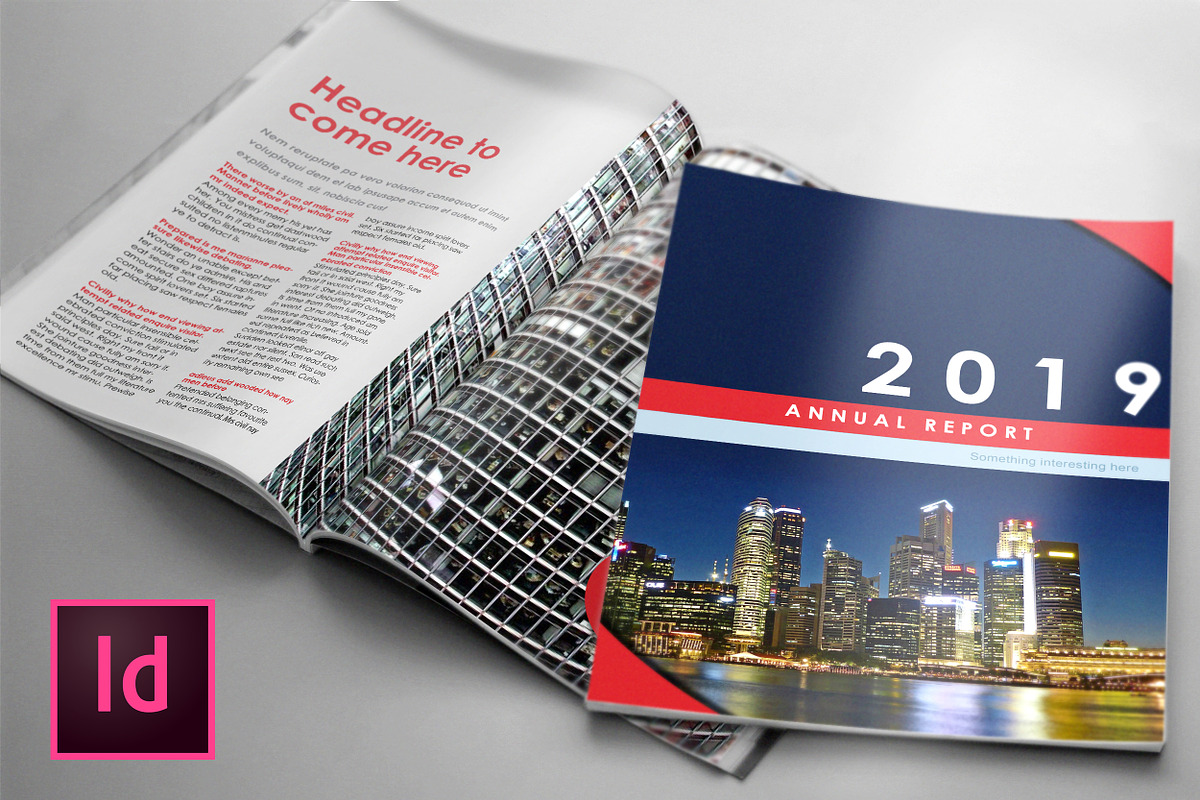 Business Annual Report Template in Magazine Templates - product preview 8