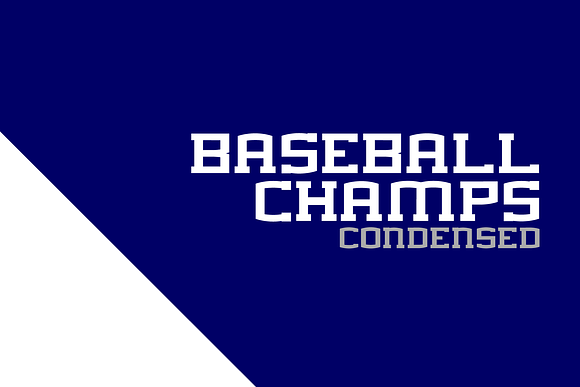BASEBALL CHAMPS FONT FAMILY in Display Fonts - product preview 5