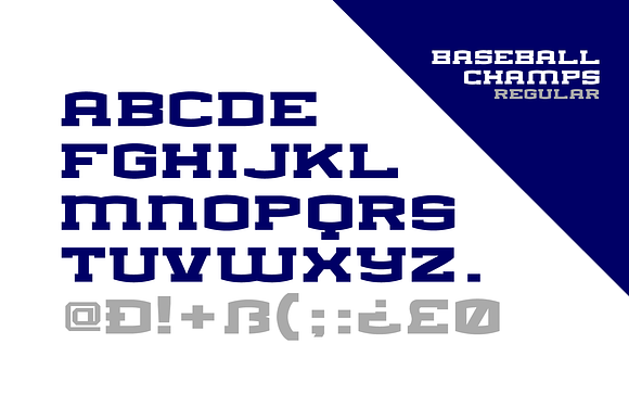 BASEBALL CHAMPS FONT FAMILY in Display Fonts - product preview 6