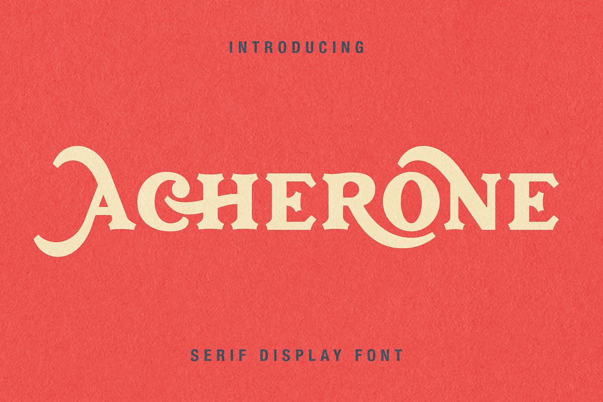 Acherone - Serif Display Font in Display Fonts - product preview 8