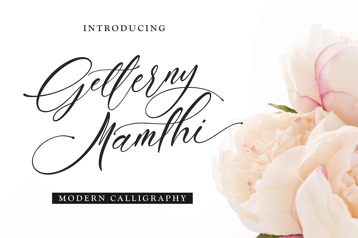 Getterny Mamthi in Script Fonts - product preview 8
