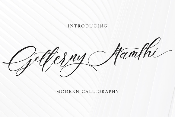 Getterny Mamthi in Script Fonts - product preview 6