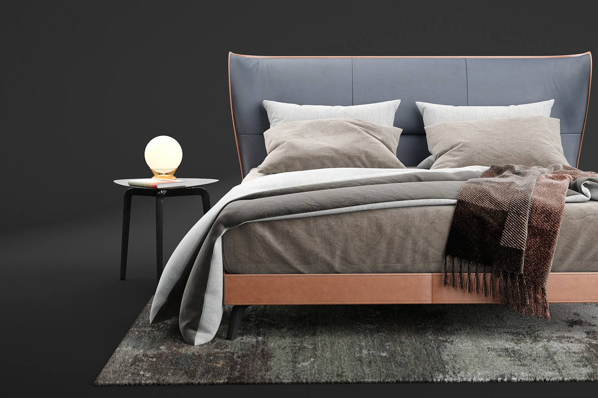 Poltrona Frau Mamy Blue Bed - Leathe in Furniture - product preview 8