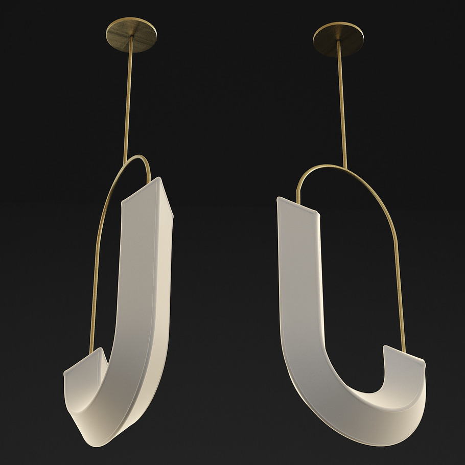 Hook Loop Pendant Chandelier in Furniture - product preview 1