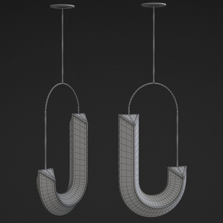 Hook Loop Pendant Chandelier in Furniture - product preview 4