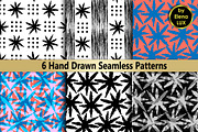 Hand Drawn Seamless Set