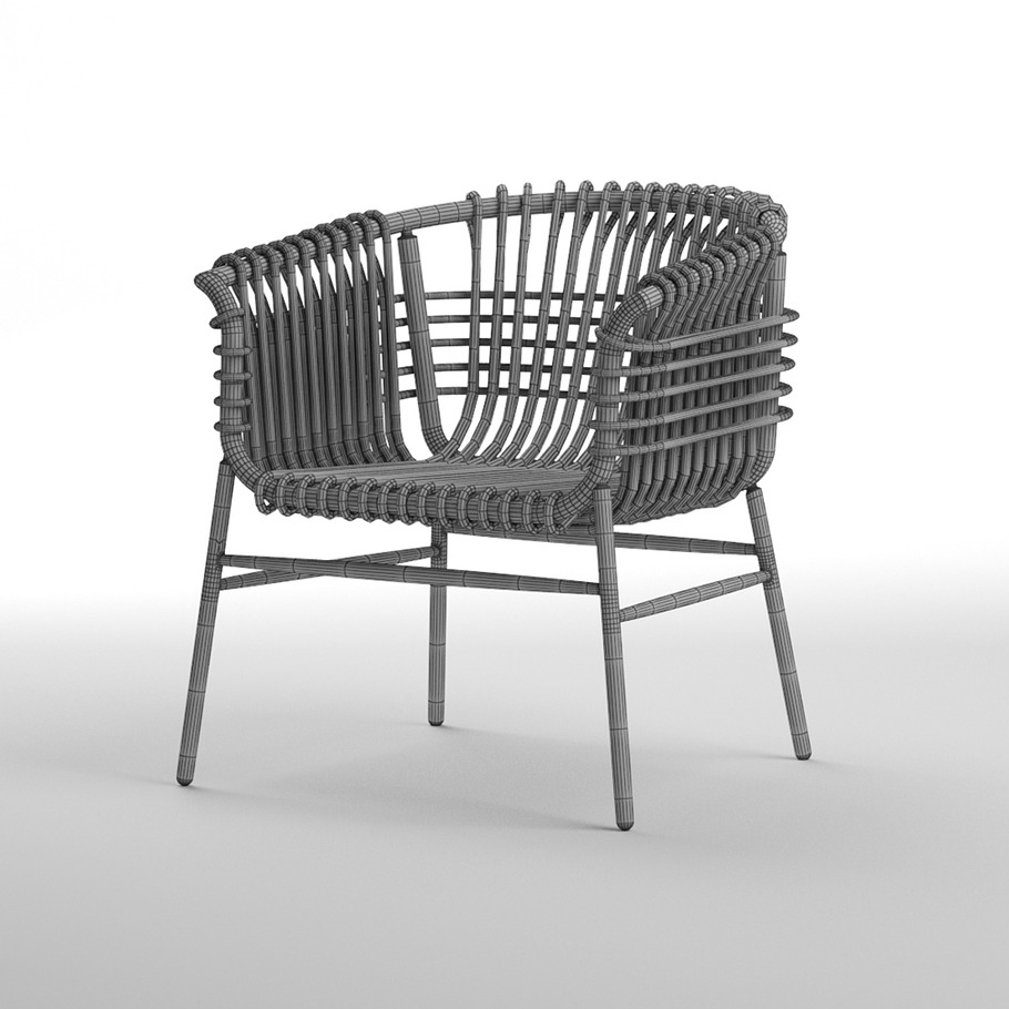 Lukis Chair by Abie Abdillah in Furniture - product preview 4