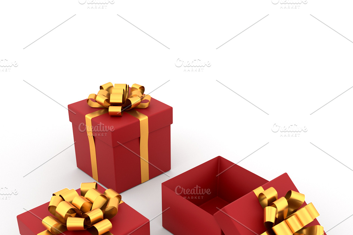 3D model Gift Box Sample Set in Electronics - product preview 8