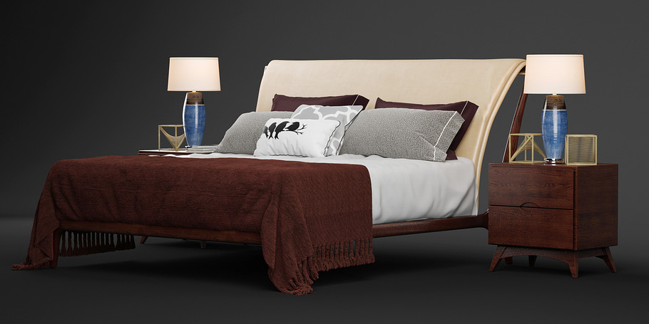 Bed of Jane art /Cattelan I in Furniture - product preview 1