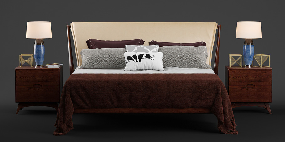 Bed of Jane art /Cattelan I in Furniture - product preview 2
