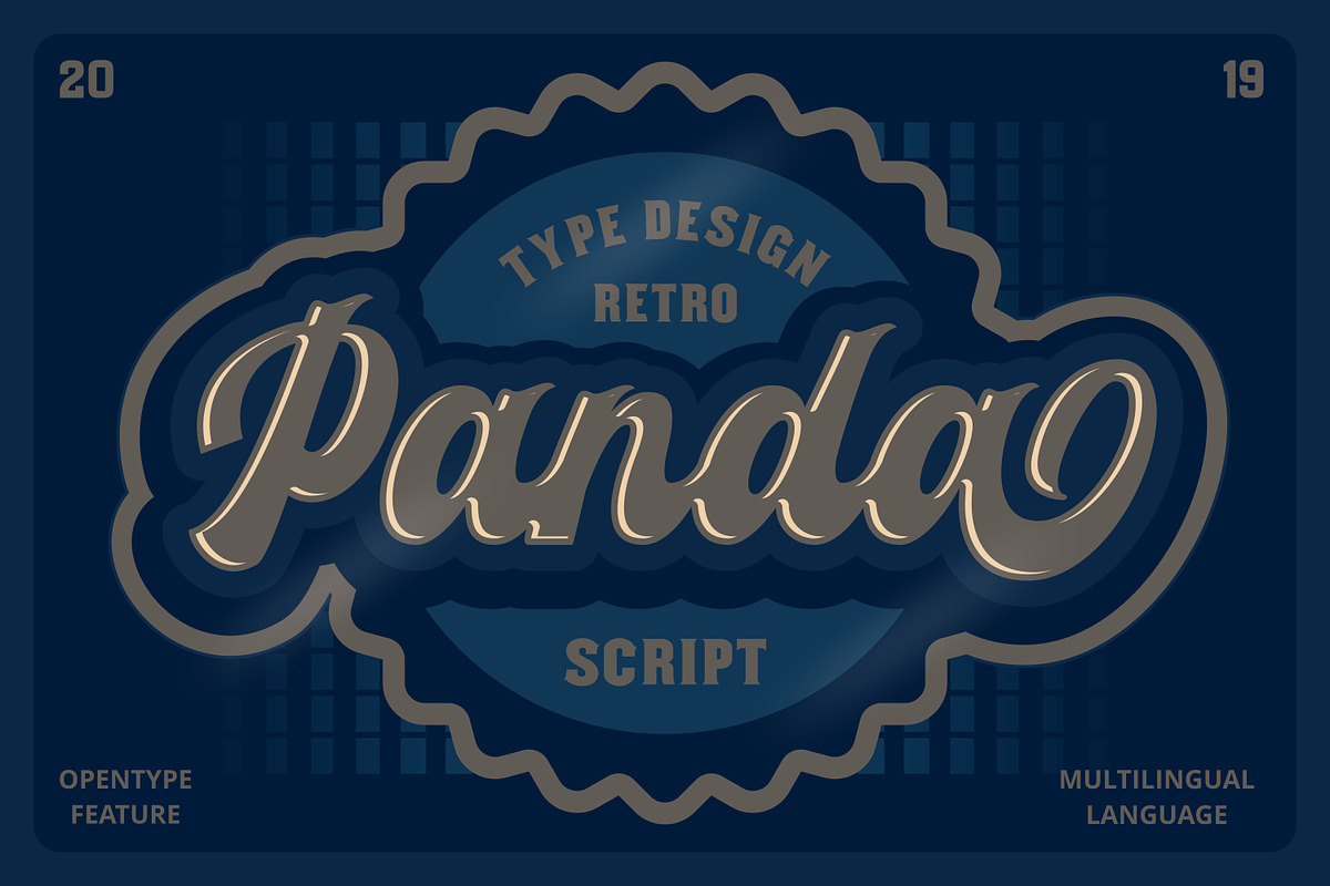 Panda Script Font in Script Fonts - product preview 8