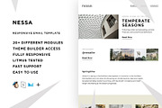 Nessa – Responsive Email template
