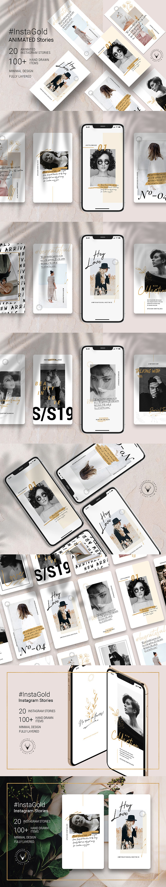 ANIMATED Instagram Stories Bundle in Instagram Templates - product preview 33