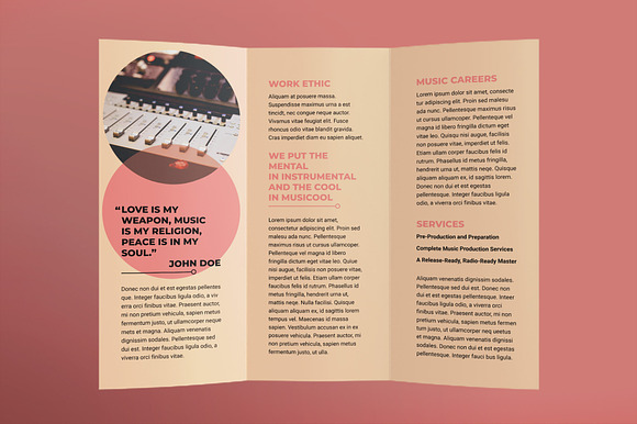 Music Production Print Pack in Invitation Templates - product preview 4