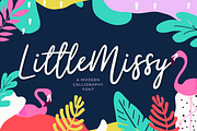 LittleMissy | A Modern Script Font