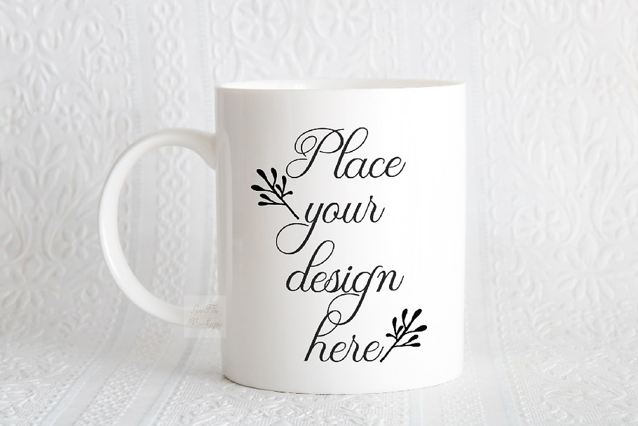 Mockup mug minimal soft coffee photo in Product Mockups - product preview 8