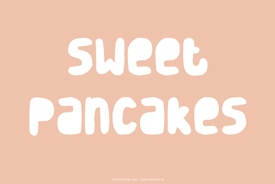 Sweet Pancakes handmade Font in Display Fonts - product preview 8