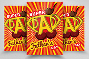Supper Father Day Flyer Templates