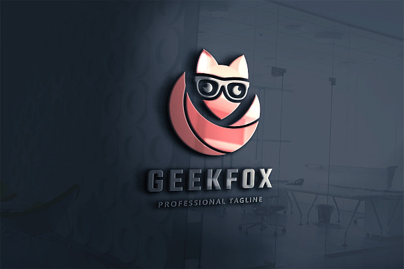 Geek Fox Logo in Logo Templates - product preview 1