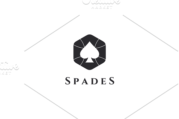 Spades Logo in Logo Templates - product preview 2