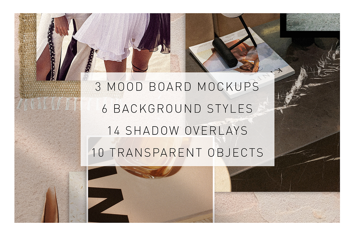 Realistic Mood Board Mockups in Branding Mockups - product preview 8