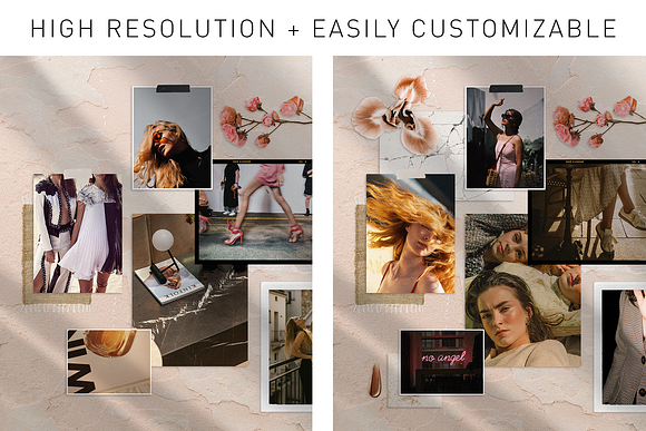 Realistic Mood Board Mockups in Branding Mockups - product preview 5