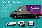 Blind Van Car Mock-Up