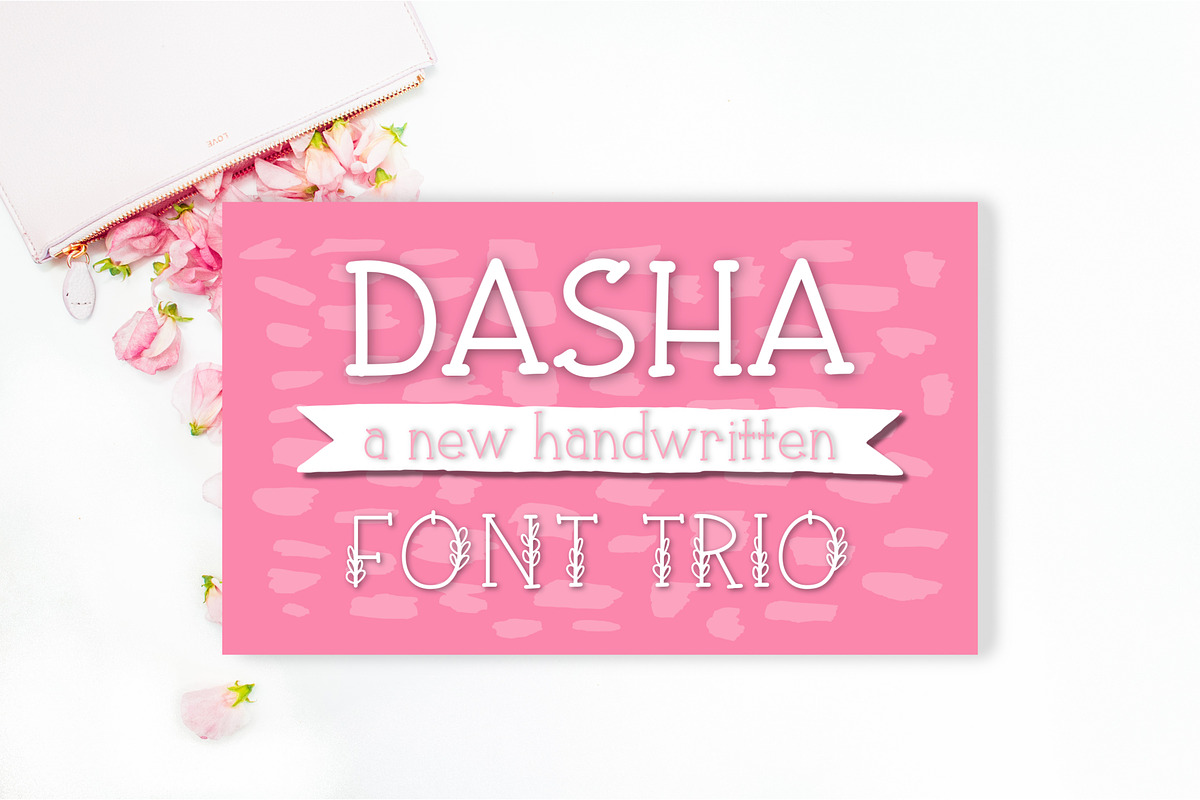 Dasha Font Trio in Serif Fonts - product preview 8