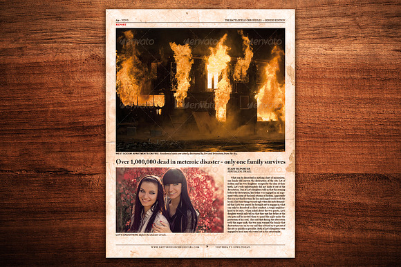 Newspaper Template for InDesign in Magazine Templates - product preview 1