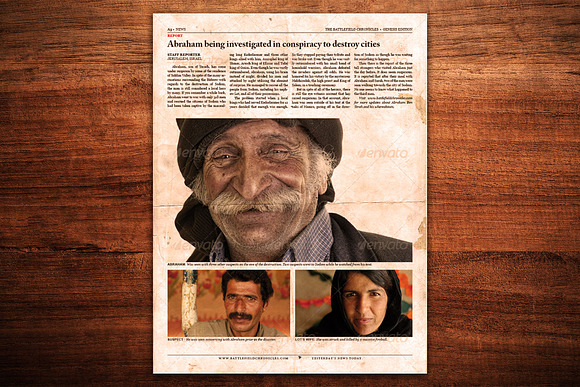 Newspaper Template for InDesign in Magazine Templates - product preview 2