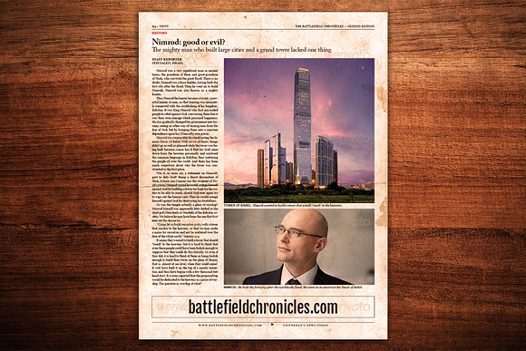 Newspaper Template for InDesign in Magazine Templates - product preview 3