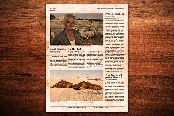 Newspaper Template for InDesign in Magazine Templates - product preview 4