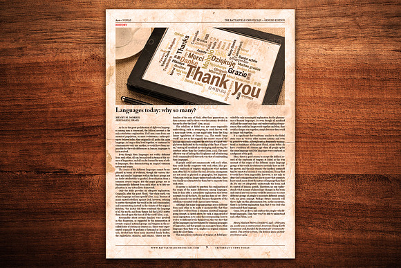Newspaper Template for InDesign in Magazine Templates - product preview 5