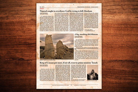 Newspaper Template for InDesign in Magazine Templates - product preview 6