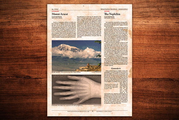 Newspaper Template for InDesign in Magazine Templates - product preview 7