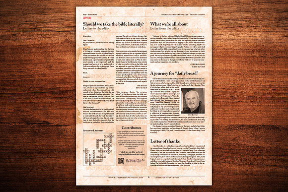 Newspaper Template for InDesign in Magazine Templates - product preview 11