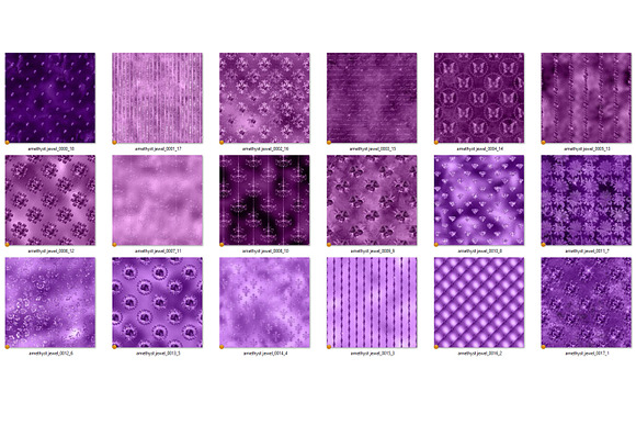 Amethyst Jewel Digital Paper in Textures - product preview 3