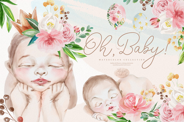 Oh, Baby! Watercolor Collection