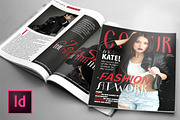COLOUR, Fashion Magazine Template