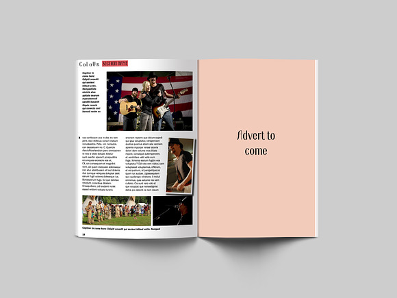 COLOUR, Fashion Magazine Template in Magazine Templates - product preview 6
