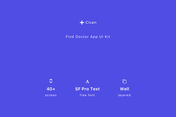 Civan - Find Doctor App UI Kit in App Templates - product preview 3
