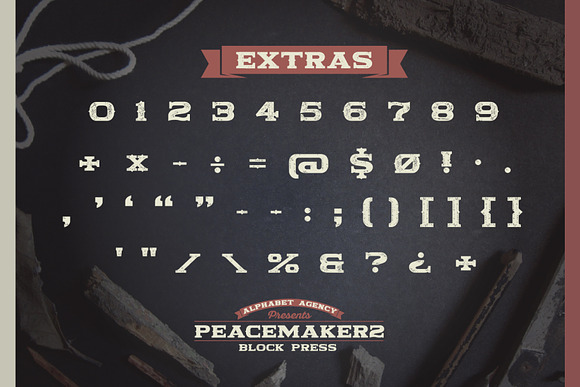 PEACEMAKER FONT SERIES in Display Fonts - product preview 1