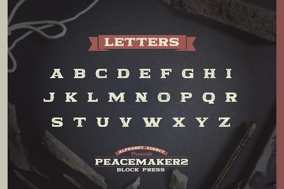 PEACEMAKER FONT SERIES in Display Fonts - product preview 2